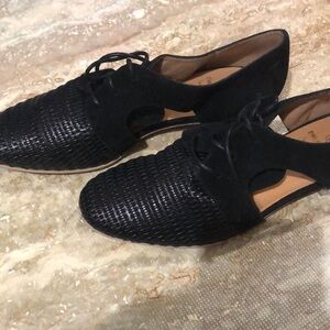 Emilie Karston Black  Lace-Up Shoes size 8.5